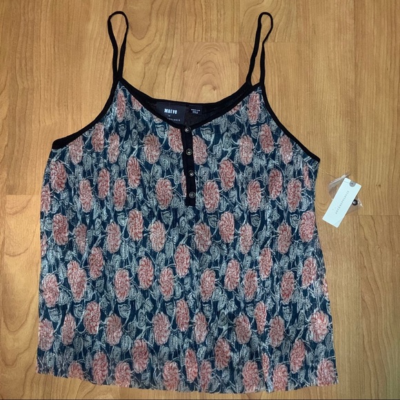 Anthropologie Tati Textured Shimmer Tank Top - Picture 2 of 9